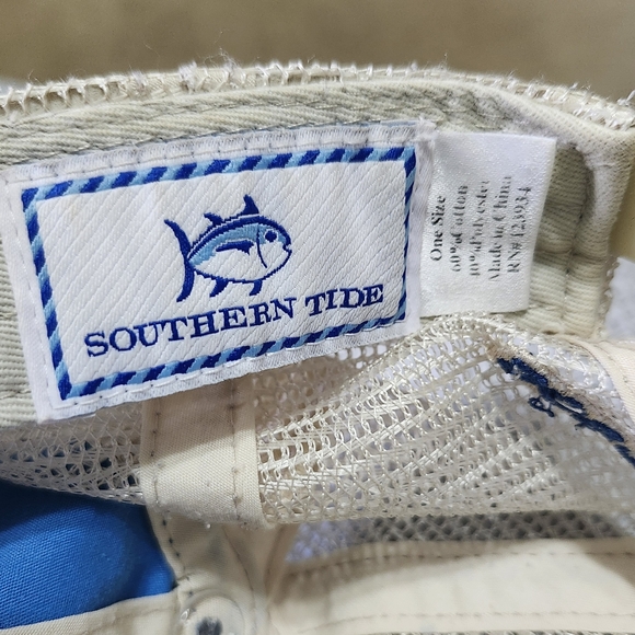 Southern Tide Blue Mesh Cap One Size - Picture 4 of 4